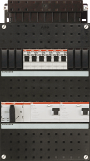 abb haf groepenkast inst.kast had3232-44+h44 3-fasen_4_groepen