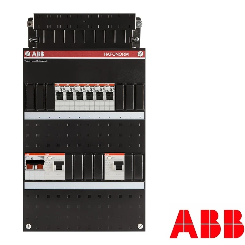 ABB Hafonorm groepenkast 1-fase, 6 groepen